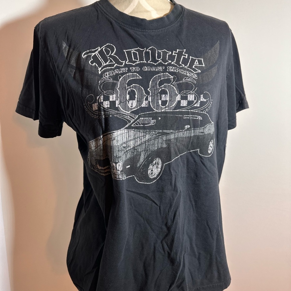 Route 66 graphic T shirt